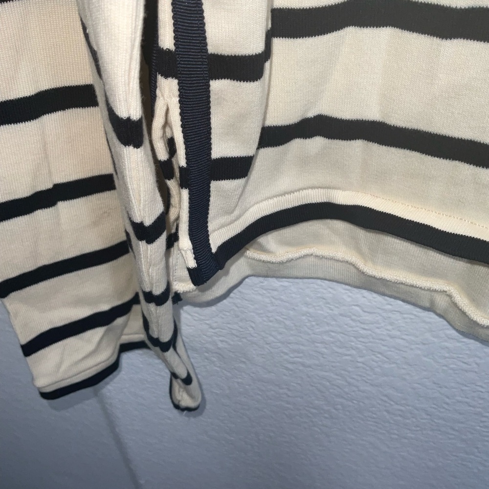 La Ligne Breton Navy Striped Long Sleeve Top - Picture 4 of 9